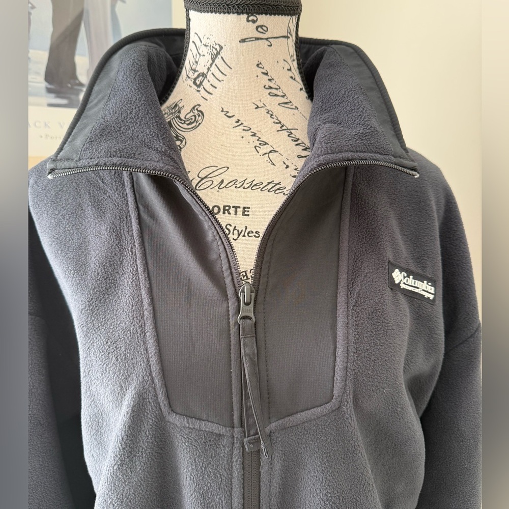 Columbia sequoia Grove Half Zip Navy Blue Fleece - Picture 4 of 9